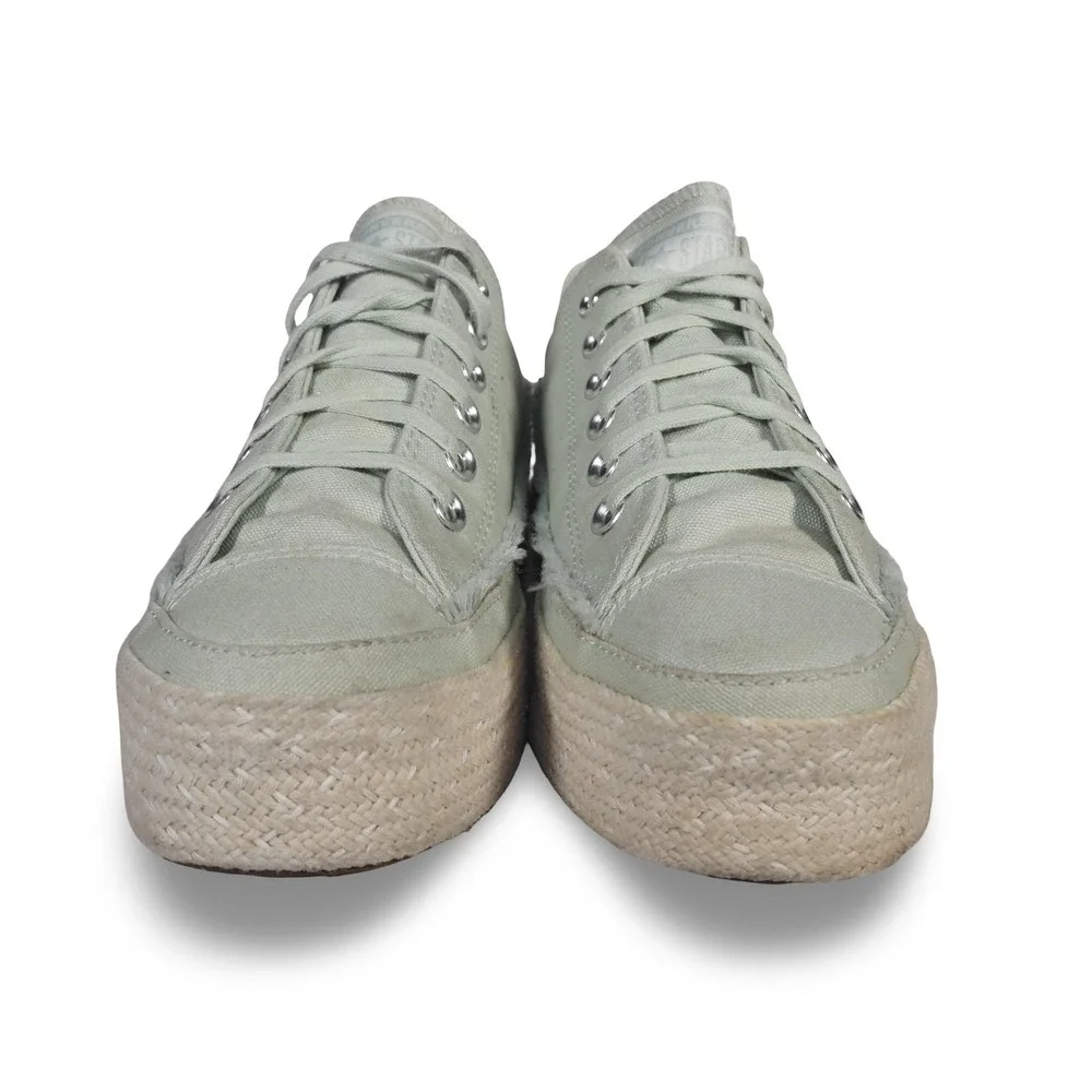 Converse Chuck Taylor AS Platform Espadrille Green‎ Oxide Women's 8.5 567907C